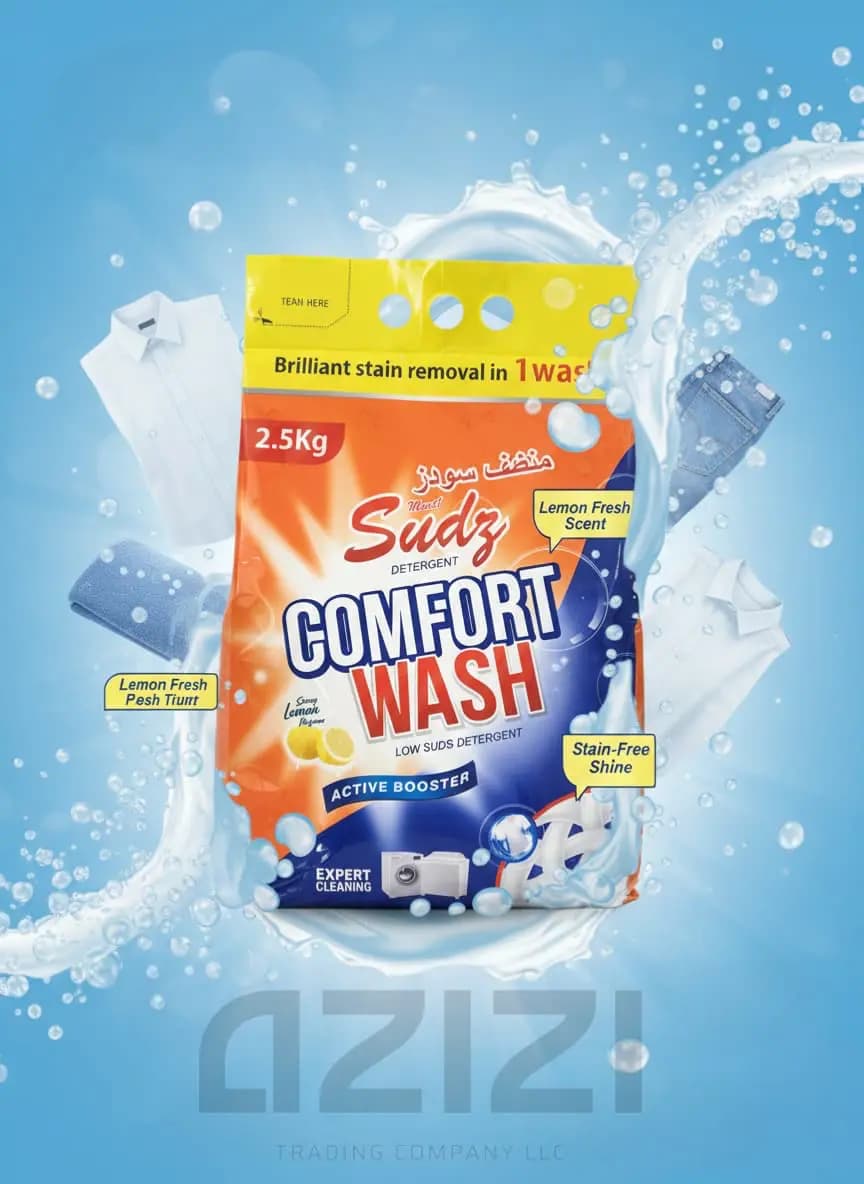 Sudz Comfort Wash 2.5kg Detergent Powder
